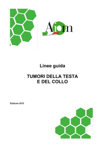 Linee guida TUMORI DELLA TESTA E DEL COLLO
