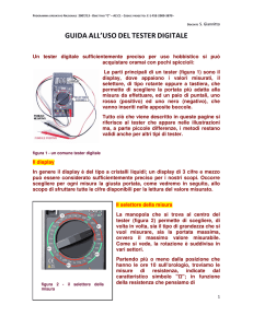 GUIDA ALL`USO DEL TESTER DIGITALE