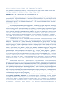 Sezione di Linguistica, Letteratura e Filologia – SeLLF