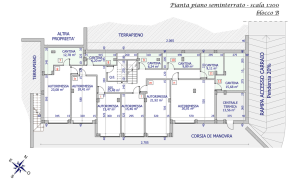 Pendenza 20% RAMPA ACCESSO CARRAIO Pianta piano