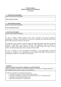 PROGETTO LATINO