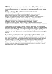 PALERMO. Una nuova tecnica per curare l`aritmia cardiaca. All