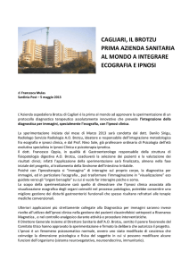 Brotzu prima AS a integrare ecografia e ipnosi