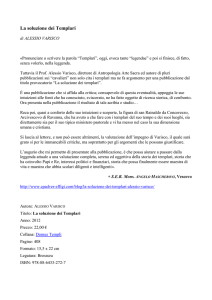 La soluzione dei Templari - Nobilis Academia Sancti Ambrosii Martyris