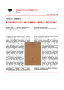 introduzione alla storia delle religioni