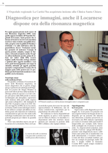 Diagnostica per immagini, anche il Locarnese dispone ora della