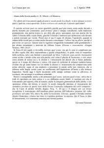 Risposta - Giovanni Nencioni