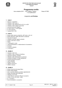 Area di progetto - “C.Battisti” di Salò
