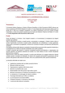 il ruolo dirigenziale e la governance della scuola (ma02)