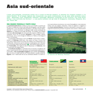 Asia sud-orientale - Zanichelli online per la scuola