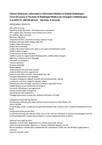 Sistemi Elettronici, Informatici e Informatica Medica in Ambito