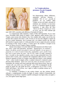 La Vergine Gloriosa presenza viva per il popolo di Dio