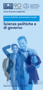 Scienze politiche e di governo