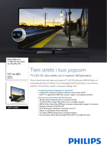 46PFL4308H/12 Philips TV LED 3D ultra sottile con Pixel Plus HD
