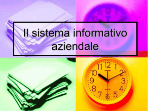 Il sistema informativo azinedale