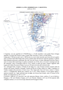 AMERICA LATINA MERIDIONALE: L`ARGENTINA (febbraio 2012) L