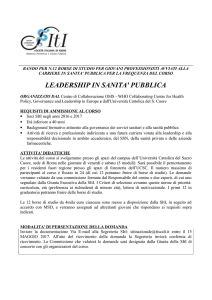 ha bandito 12 borse di studio - igienisti on-line