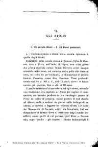 gli stoici - La Biblioteca