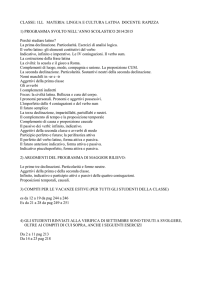1ll latino programma - Centro Studi Leonardo da Vinci