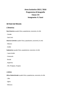 Geografia - classe 3ªB