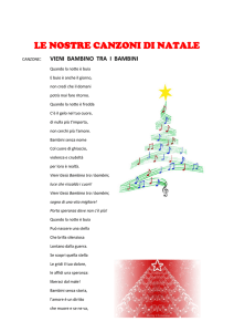 LE NOSTRE CANZONI DI NATALE