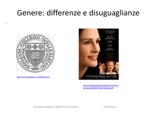 Genere: differenze e disuguaglianze