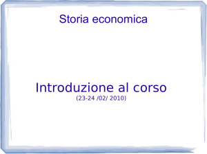 Introduzione al corso