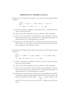 Esercizi IS/LM File