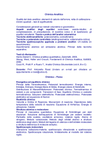 programmi per LM 54-2 - Dipartimento di Chimica Inorganica ed