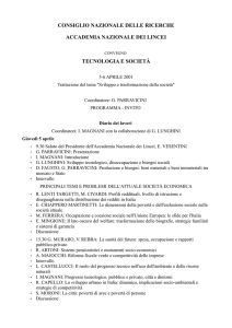 Programma - Accademia Nazionale dei Lincei