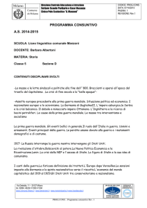 5D - Albertoni - Storia - Liceo Linguistico "A.MANZONI"