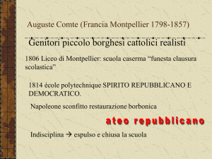 Auguste Comte (Francia Montpellier 1798