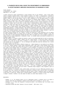 il paziente revolving-door tra dipartimento di emergenza e