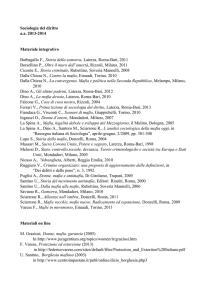 Sociologia del diritto a.a. 2013