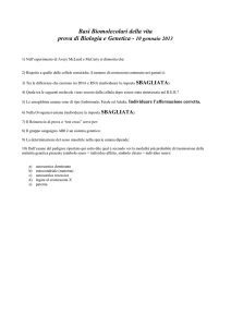 QUIZ di Biologia e Genetica