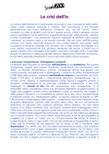 La crisi dell`io