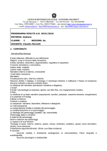 Italiano 1AS - Liceo A. Gramsci
