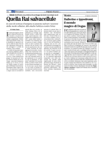 Quella Rai salvacellule