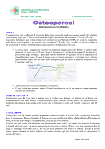 Doc. osteoporosi