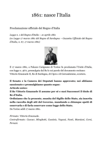 Proclamazione ufficiale