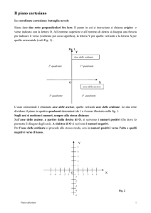 Il piano cartesiano