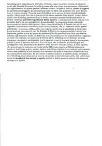 Fichte, definisce carattere spirituale della natura, a sottolineare che