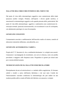 MALATTIE DELL`ORECCHIO INTERNO E