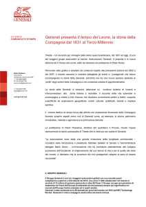 Generali presenta Il tempo del Leone, la storia della Compagnia dal