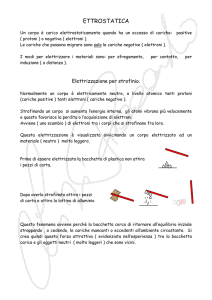 ESPERIENZA METODI DI ELETTRIZZAZIONE 1