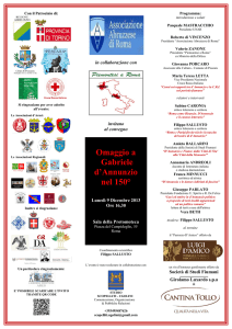 Omaggio a Gabriele d`Annunzio nel 150°