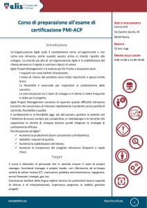 Corso di preparazione all`esame di certificazione PMI