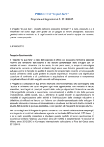 PROGETTO “Si può fare” - Istituto Comprensivo di Leno