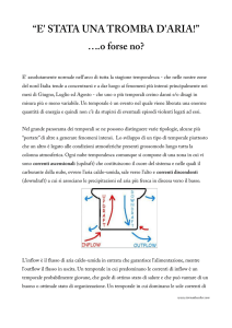 guida sulle differenze tra tornado (tromba d`aria) e downburst