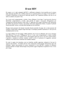 Il test HIV - Pisa Informa Flash